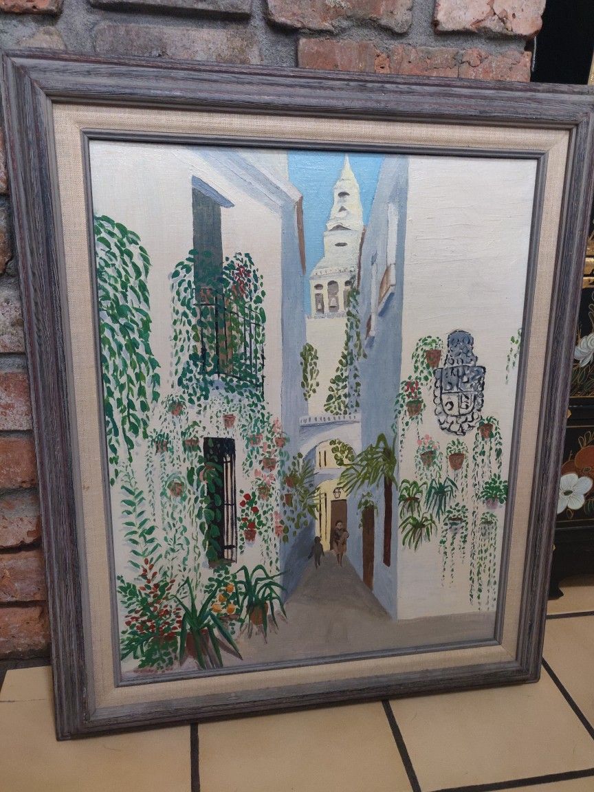 City Painting With Frame