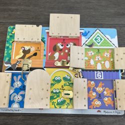 Melissa & Doug Wooden Latches Board