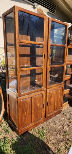 Mid century china hutch