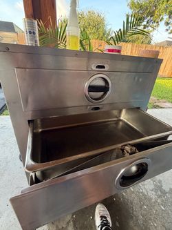 Vintage  4 drawer hot food server