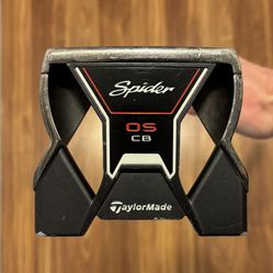 Taylormade Spider OS CB 34” Inch Putter with SuperStroke Wrist Lock Grip