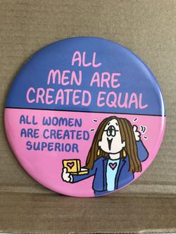 Large 6(six) inch Cathy Guisewite collectible pin