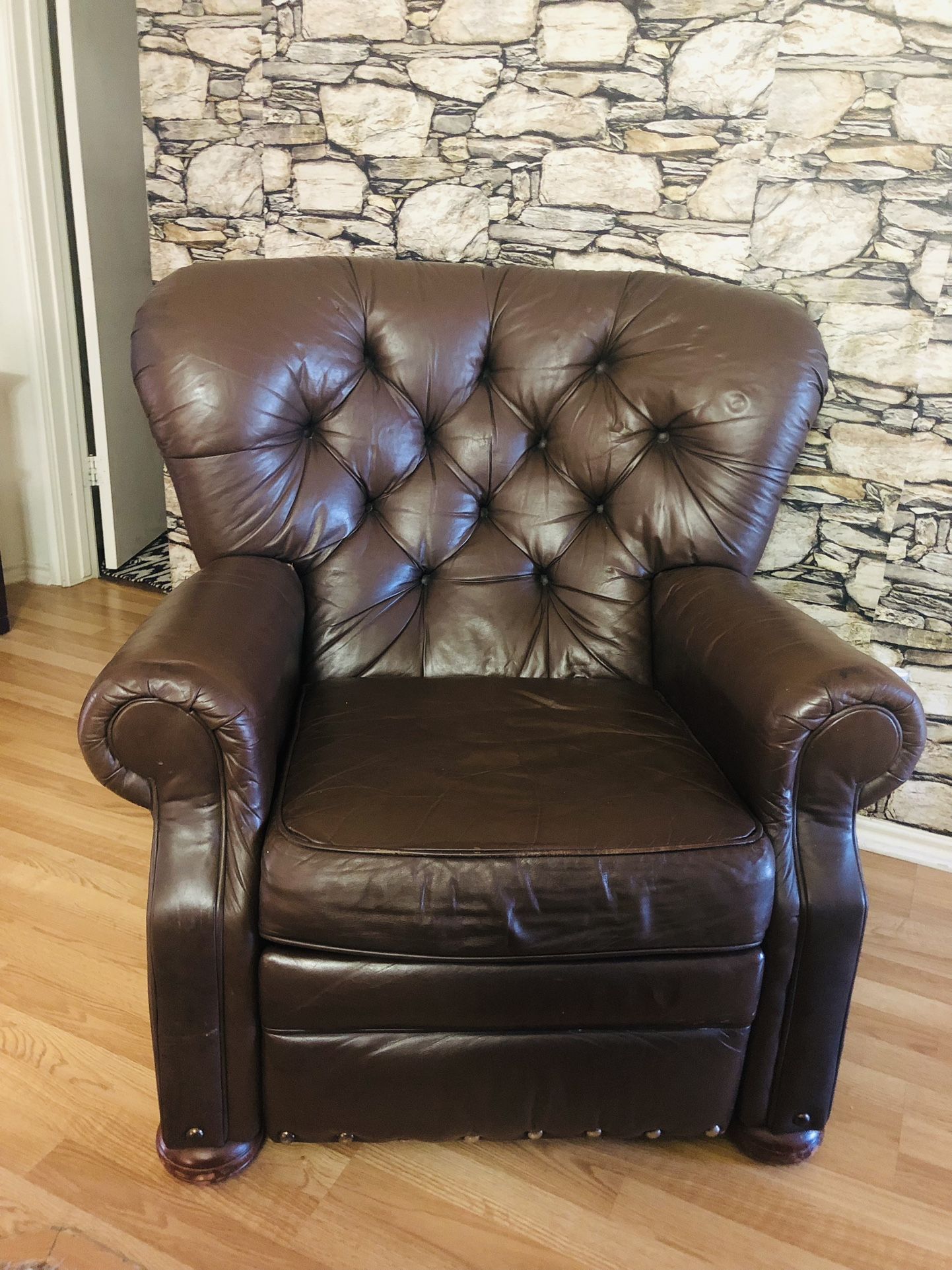 Chocolate, Chesterfield Recliner