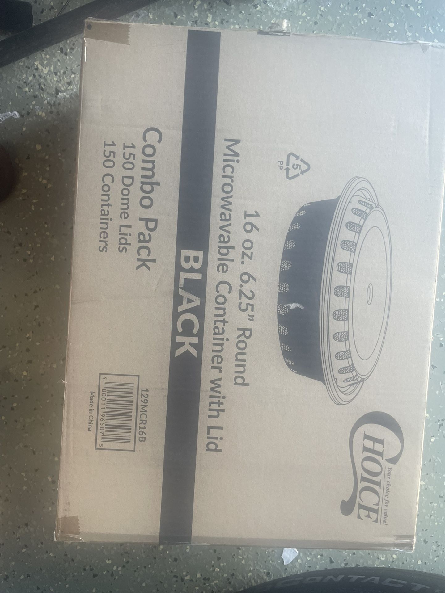 16oz Microwave Container With Lid