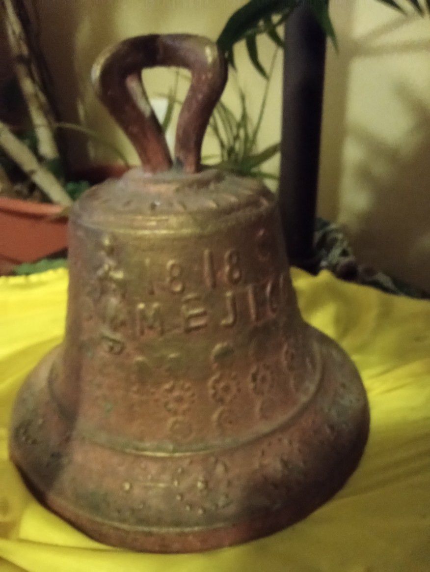 Antique Bronze Bell 1818