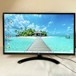 LG 32” Slim Monitor 1920x1080p With HDMI Input