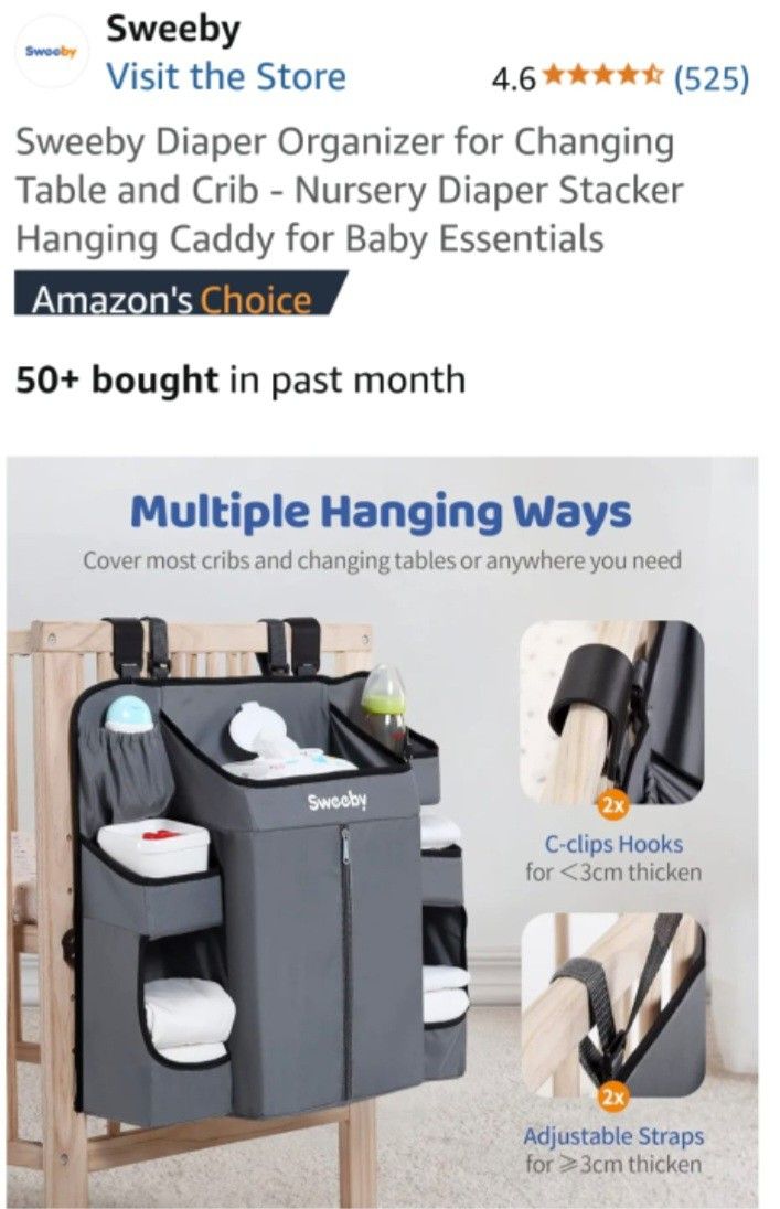 Sweeby Diaper Organizer 