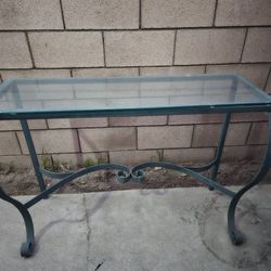 Glass Table / Mirror Set