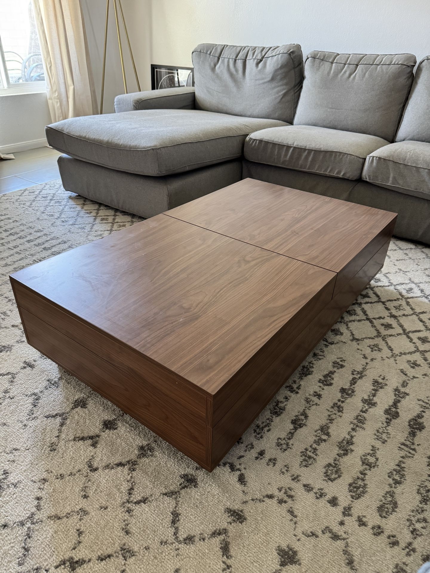 Large Coffee Table With Storage