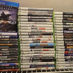 Xbox 360 / XBOX ONE / PS4 games - $5 Each B5G1