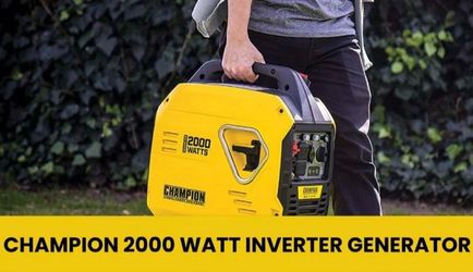 Champion 2000 Inverter Generator