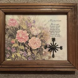 Wooden Framed Memories Home Decor