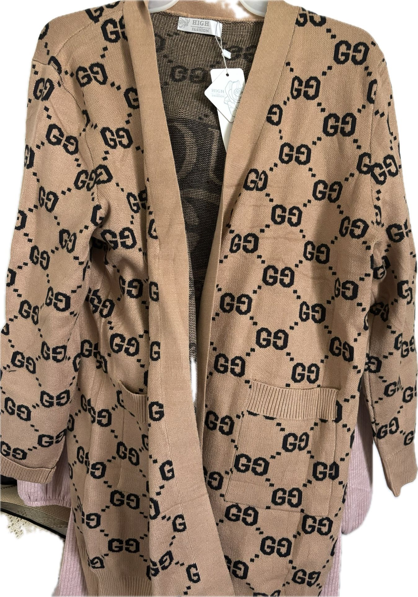 Brown Fashion Cardigan 