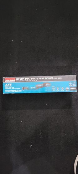 Makita 18v Lxt 3/8" 1/4" Sq Drive Rachet