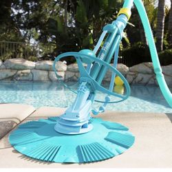 XtremepowerUS Premium Automatic Suction Vacuum-generic Climb Wall Pool Cleaner Sweeper In-Ground Suction Side + Hose Set