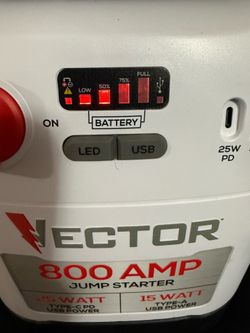 Vector 800 amp jump starter