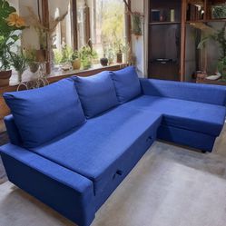 IKEA sectional sofa with pull out sleeper bed
