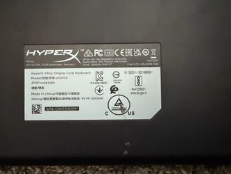 Hyperx rgb key board