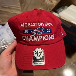 NFL 2020 Buffalo Bills AFC Division Champions Strap Back Hat 
