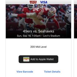 Seattle Seahawks Vs San Francisco 49ers
