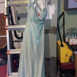 Turquoise Prom Dress