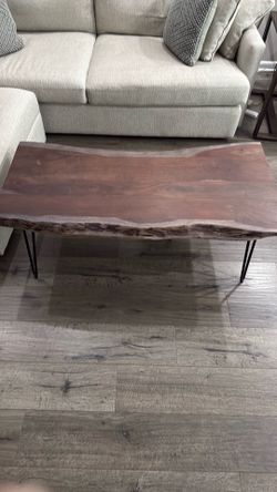 Wood Coffee Table and TV Stand