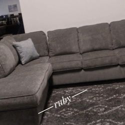 Big Sale ! Brand New By Ashley Living Room Furniture Set Altari 2 PC Alloy Sectional Couch With Chaise @ Next-day Delivery 🚚