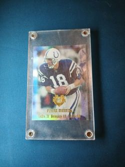 Peyton Manning Indianapolis Colts Football Card