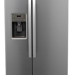 Silver Stainless Refrigerator 