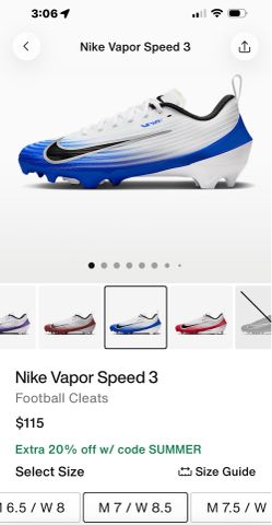 $80 Nike Vapor Speed 3