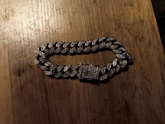 Iced Out Cuban Link Bracelet