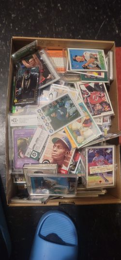 Box full of cards take all $300 they worth way more than 300