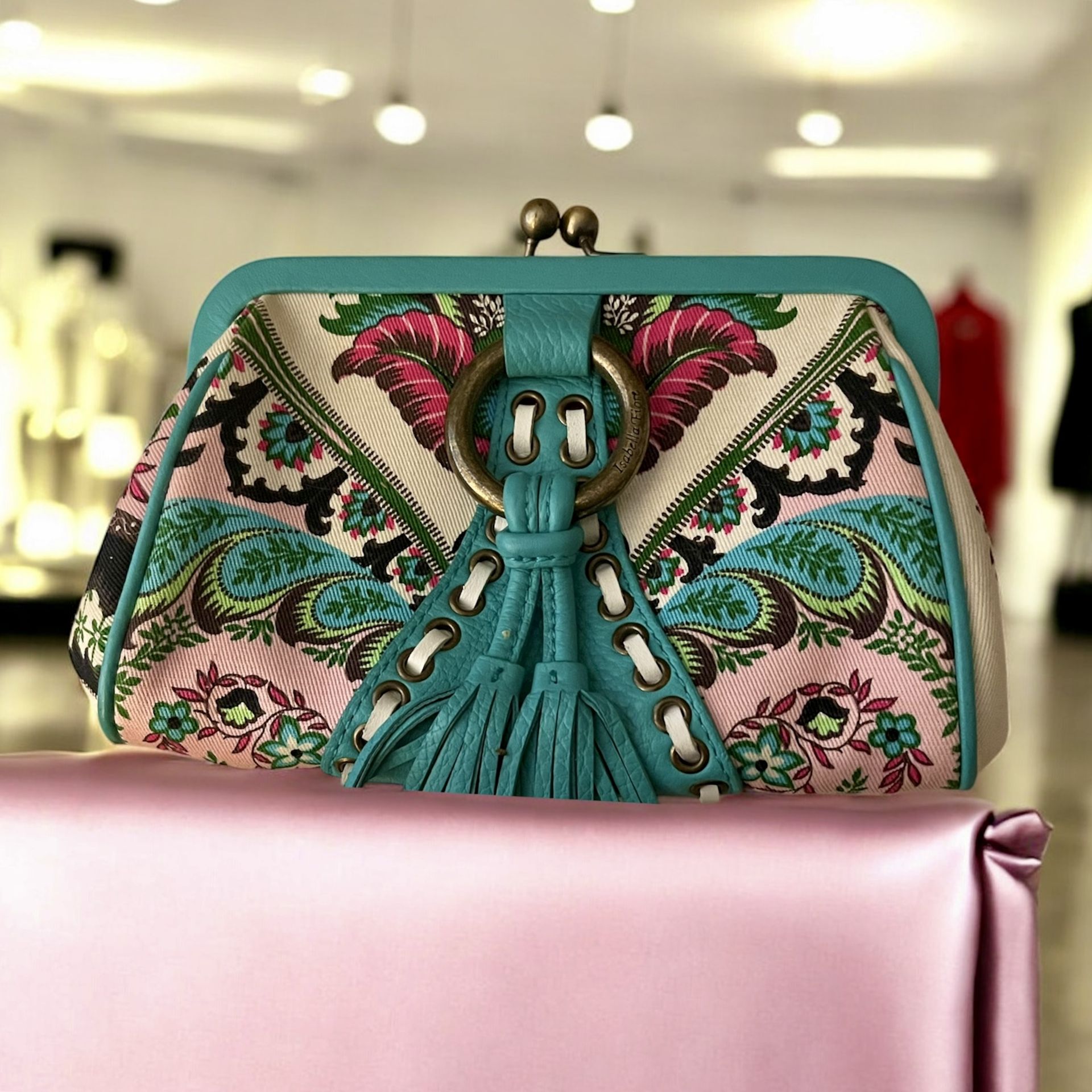 Vintage Isabella Fiore Clutch Purse Bag