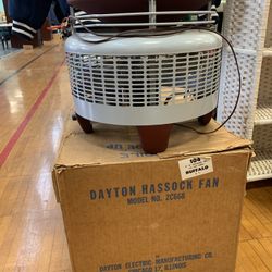 Vintage Dayton Hassock Stool Fan 