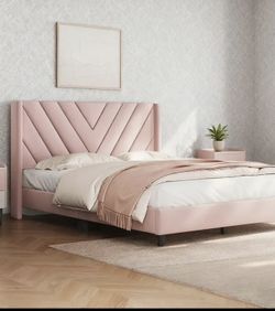 Brand New Pink queen size Bed Frame