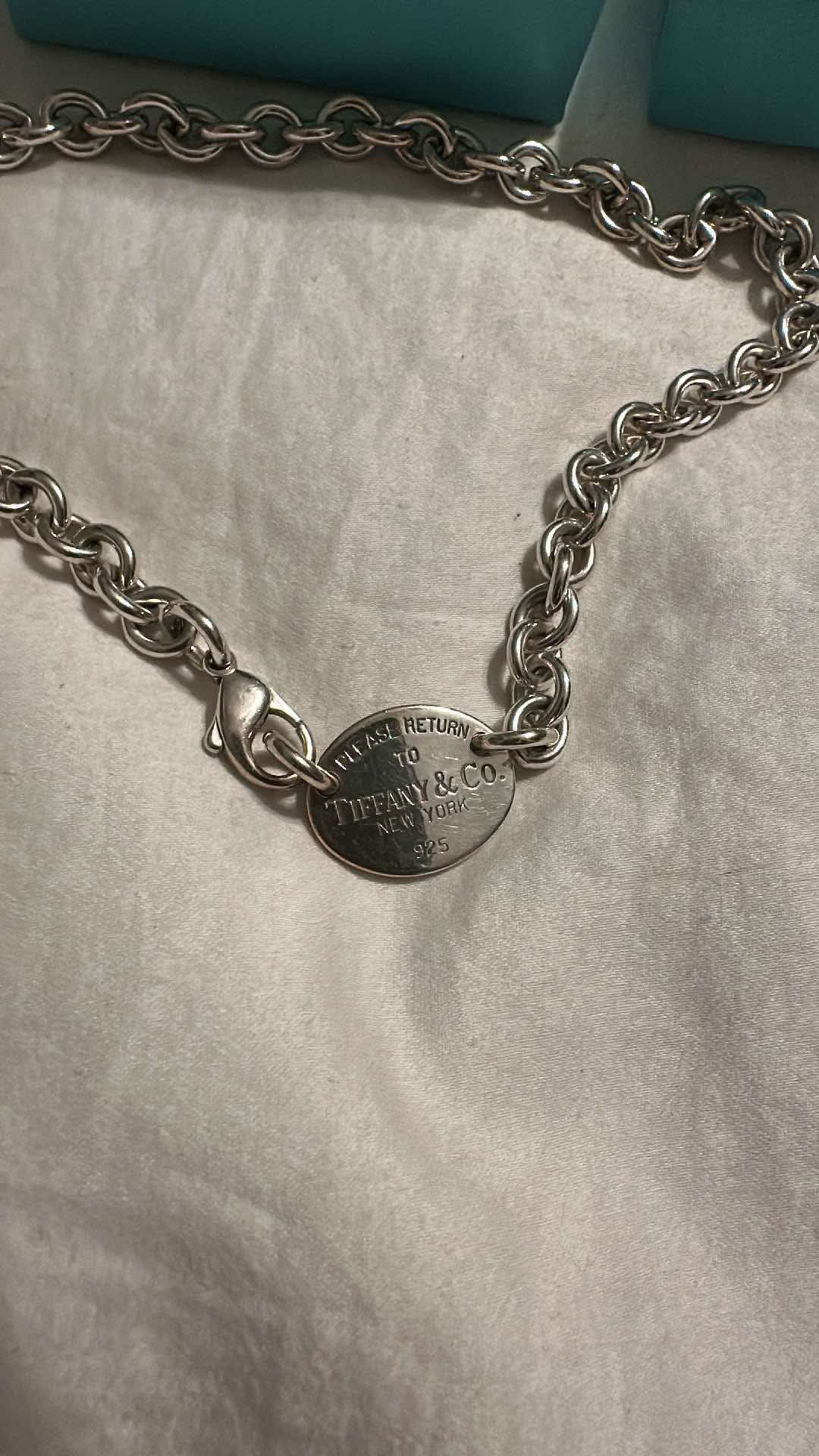 Return to Tiffany® Oval Tag Necklace