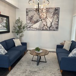 Slim Modern Style Couch Set