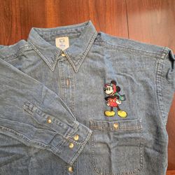 Men's L/S Cotton Disney Shirt