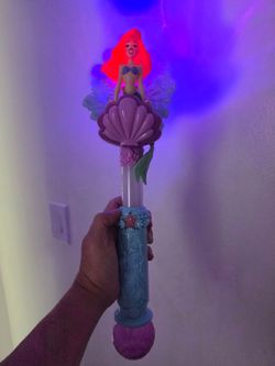 Disney Parks Ariel Light-Up Bubble Wand, The Little Mermaid Disney Store