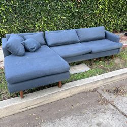 Sectional L-Shaped Sofa With Chaise 