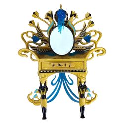 Monster High Cleo de Nile Gold Anubis Vanity Table w Mirror Mattel 