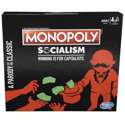 NEW Hasbro Monopoly Socialism Board Game Parody Adult Party Game