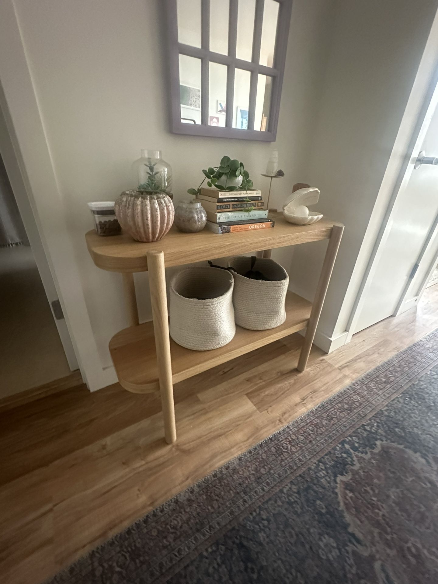 Wood Console Table
