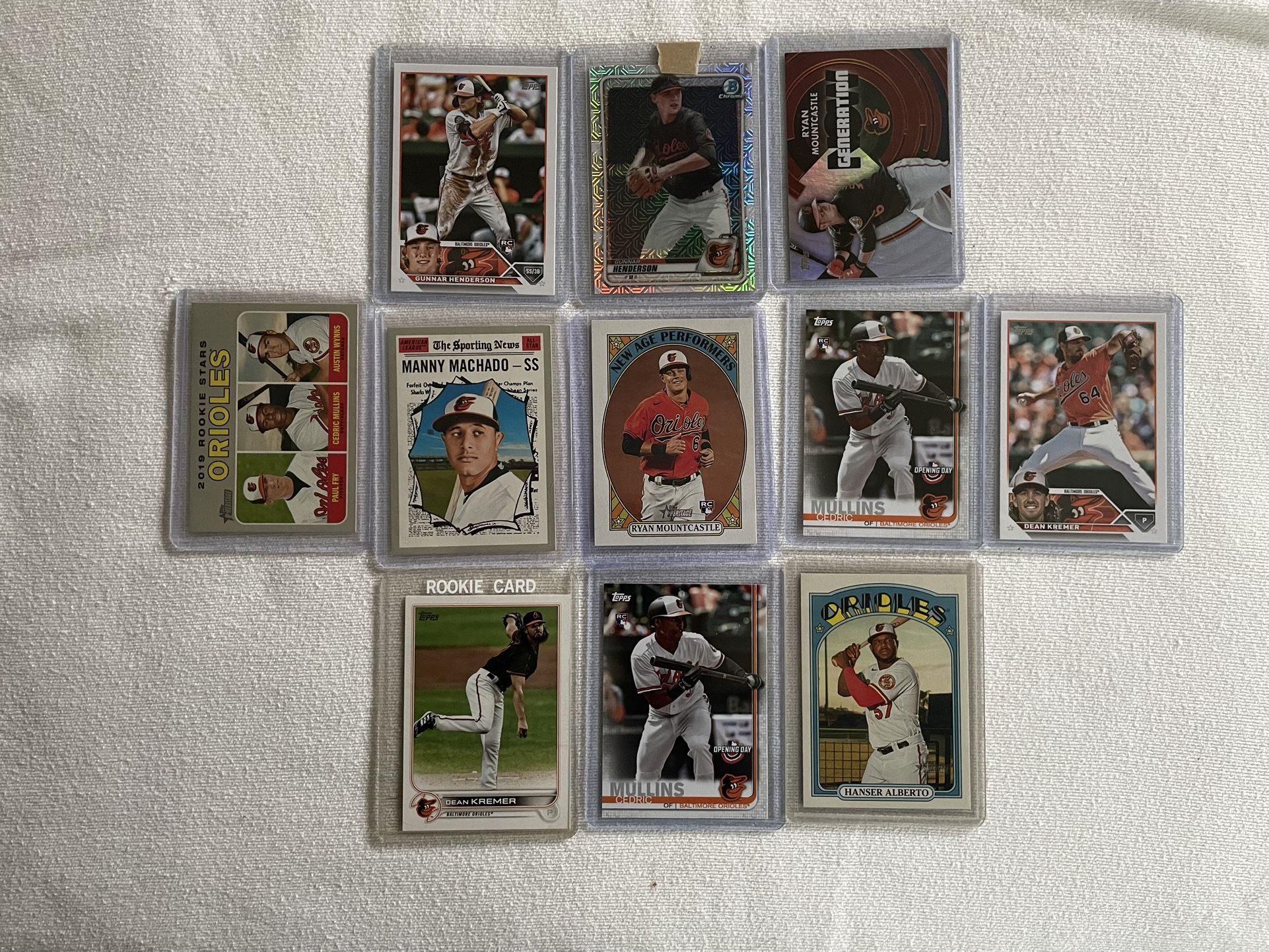 Baltimore Orioles Modern Card Lot