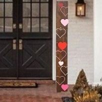 Bunch Of Hearts Porch Sign valentines Day Decor
