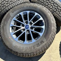 18" Ford F-150 Lariat OEM rims F150 RIMS 10169 tires Expedition Goodyear AT 95% 275/65/18