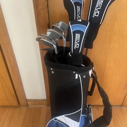 Ladies LH complete set of Zevo Z4 11 clubs and bag