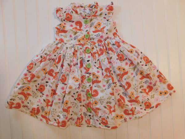 Boutique Little Miss Marmalade Squirrel Dress Girls Size 3T