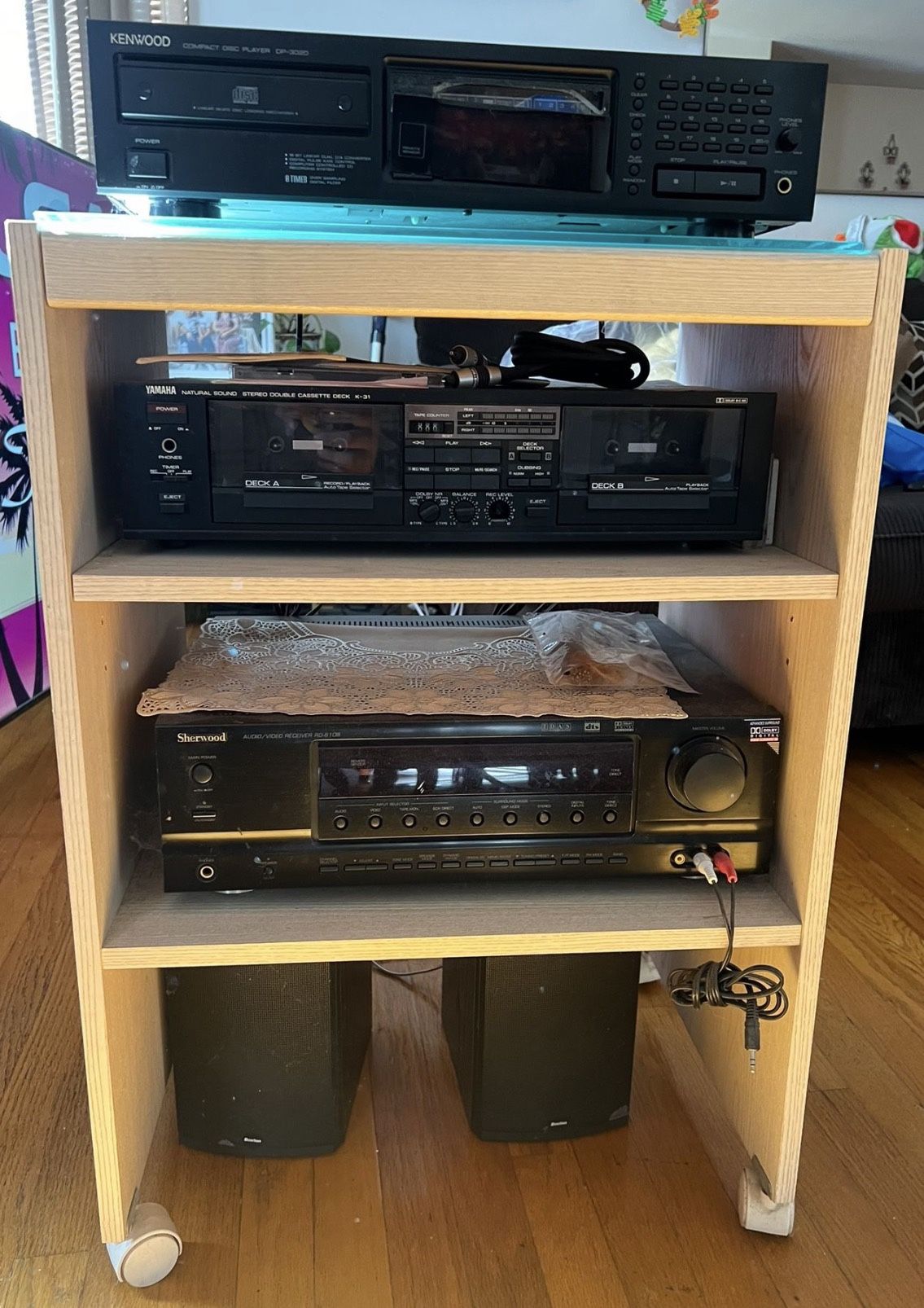 Disc, Cassette, Radio, Speakers