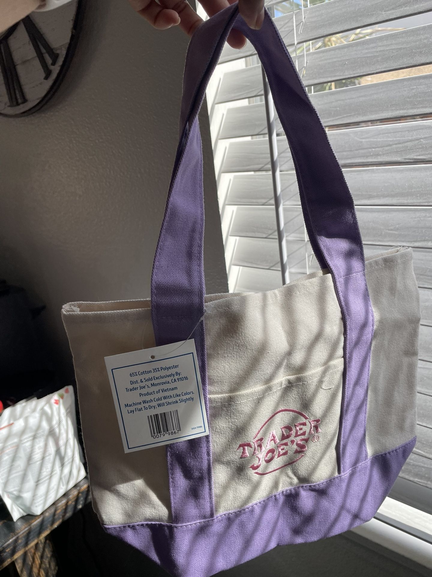 LIMITED EDITION Trader Joe’s Spring Pastel Mini Tote Bags 2025 NWT 